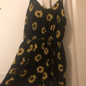 Sun flower romper